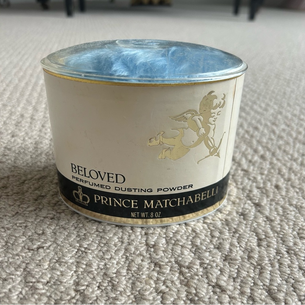 Vintage Beloved Perfumed Dusting Powder 8oz. Prince Matchabelli NWOB